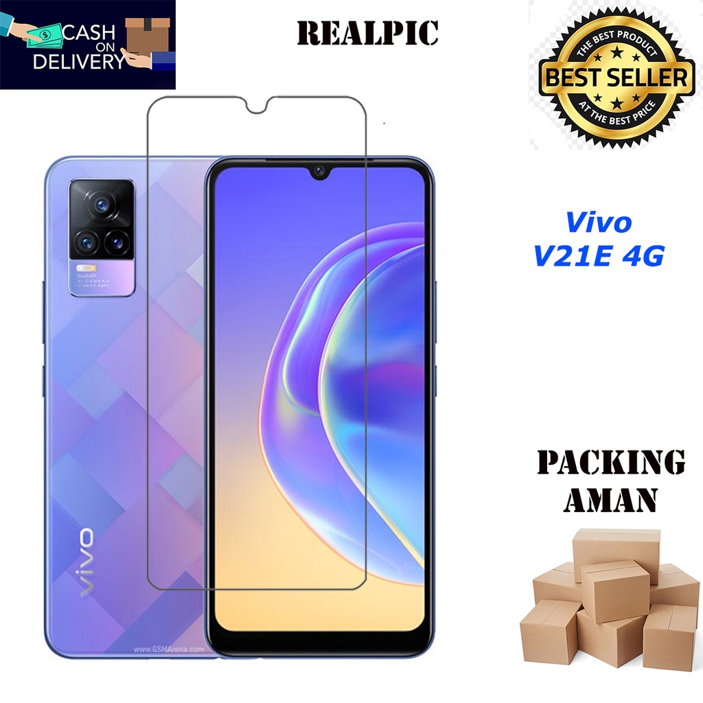 Tempered Glass Vivo V21E Screen Protector Anti Gores