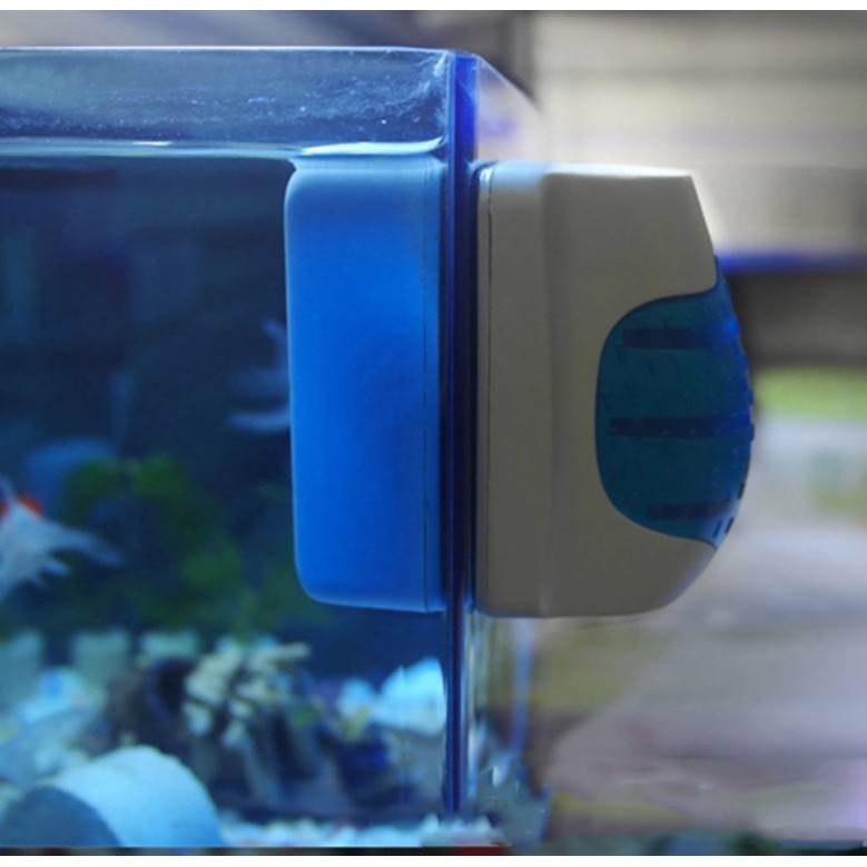 Magnet Pembersih Kaca Aquarium Glass Cleaner size S Floating