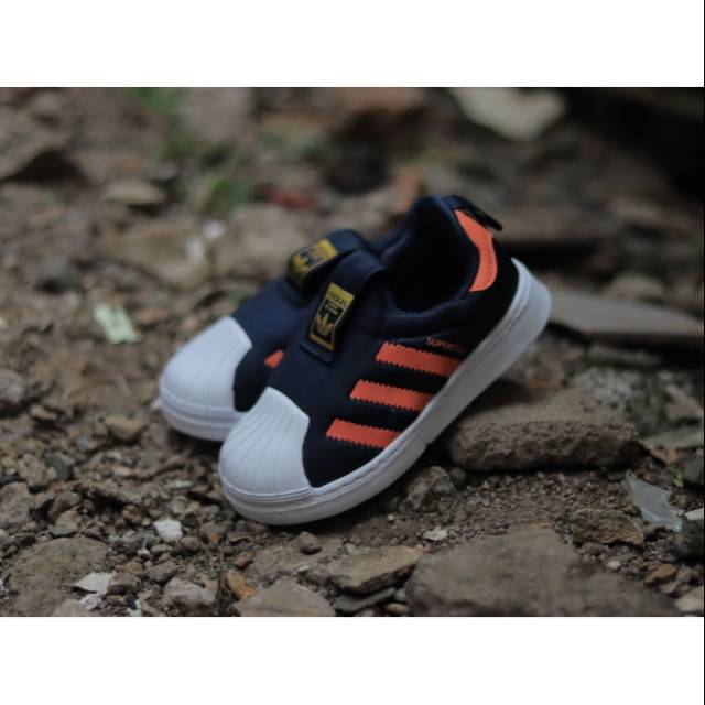 Sepatu Anak Adidas superstar 360 slip on original