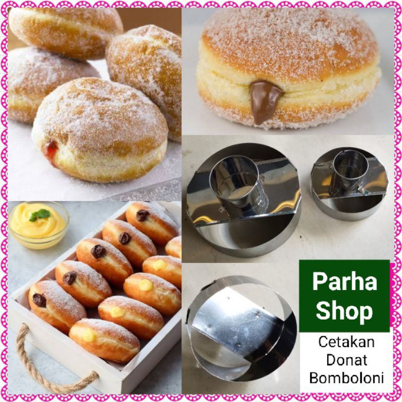 Cetakan Donat Isi Polos/Bomboloni
