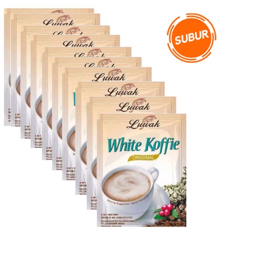 

Luwak White Koffie Original Bag 10 x 20 gr