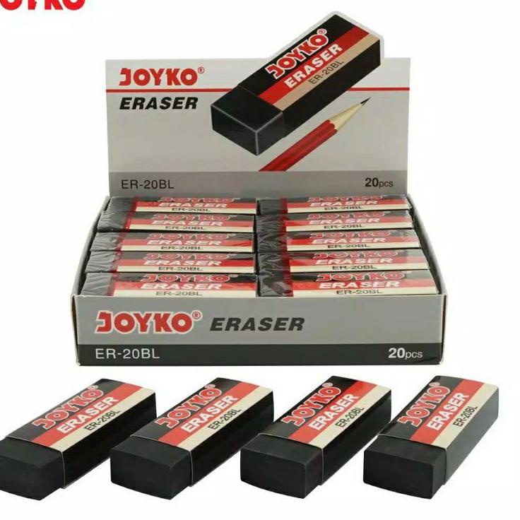 

Trend - JOYKO ER-20BL eraser Penghapus hitam besar ER-B20BL 1 BOX / 20 Pcs