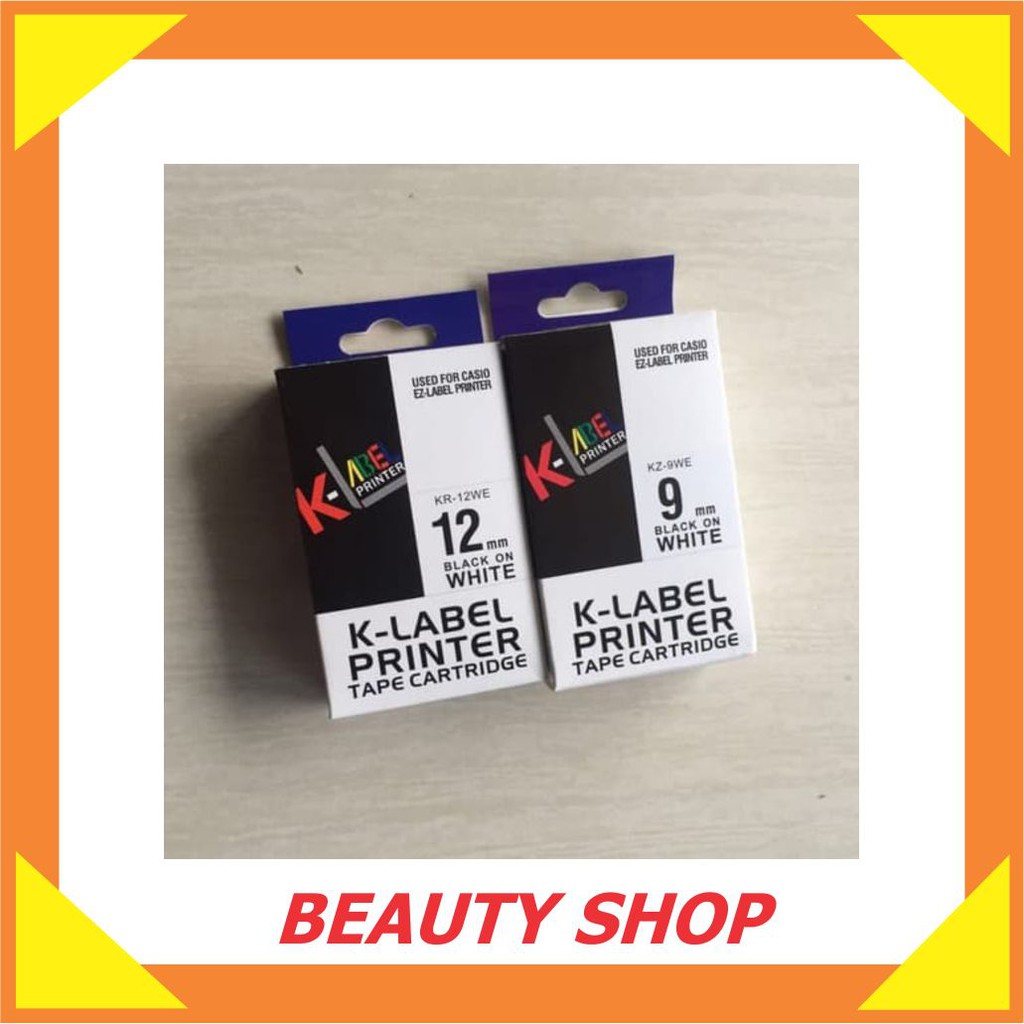 

A37 Kertas K Label Printer EZ Label 12 MM Compatible Casio Tape Cartridge 1M