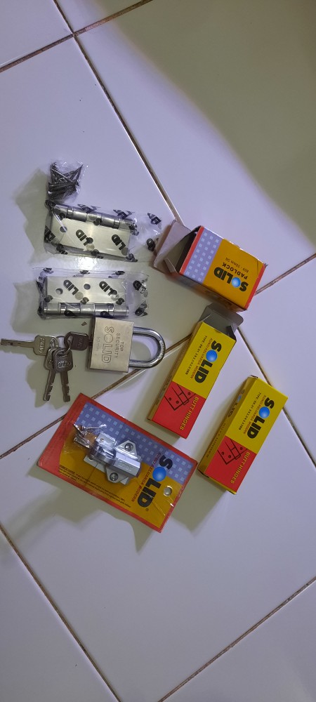 Spring Knip Solid 379 (kunci Jendela / Grendel Kodok)