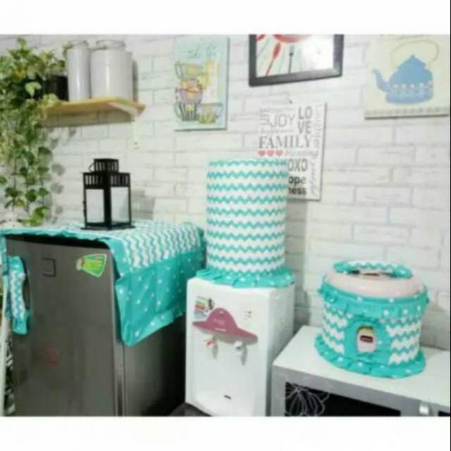 Set Sarung Galon Kulkas Magic com, Set Sarung Kursi Tamu/Sofa, Home set, Set 4/6 Sarung Kursi Makan