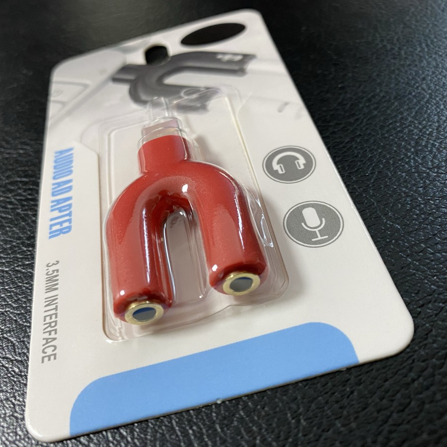 Type c 3.1 splitter cabang double aux 3.5 audio connector headset