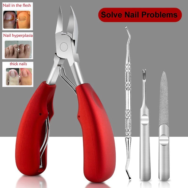 Tools Set Gunting Kuku Cantengan 4 in 1 Nail Clippers Manipe JASYX7950