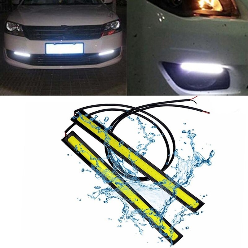 [1 Pasang] Lampu DRL LED Plasma COB import 17 CM UNIVERSAL MURAH TERANG Kolong Bumper Senja Lampu Alis