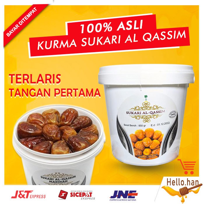 

Kurma Sukari Al Qassem Kurma Mesir Kurma Sukari Ember Kurma Madu Buah Kering Kesehatan 850 gr 300 gr