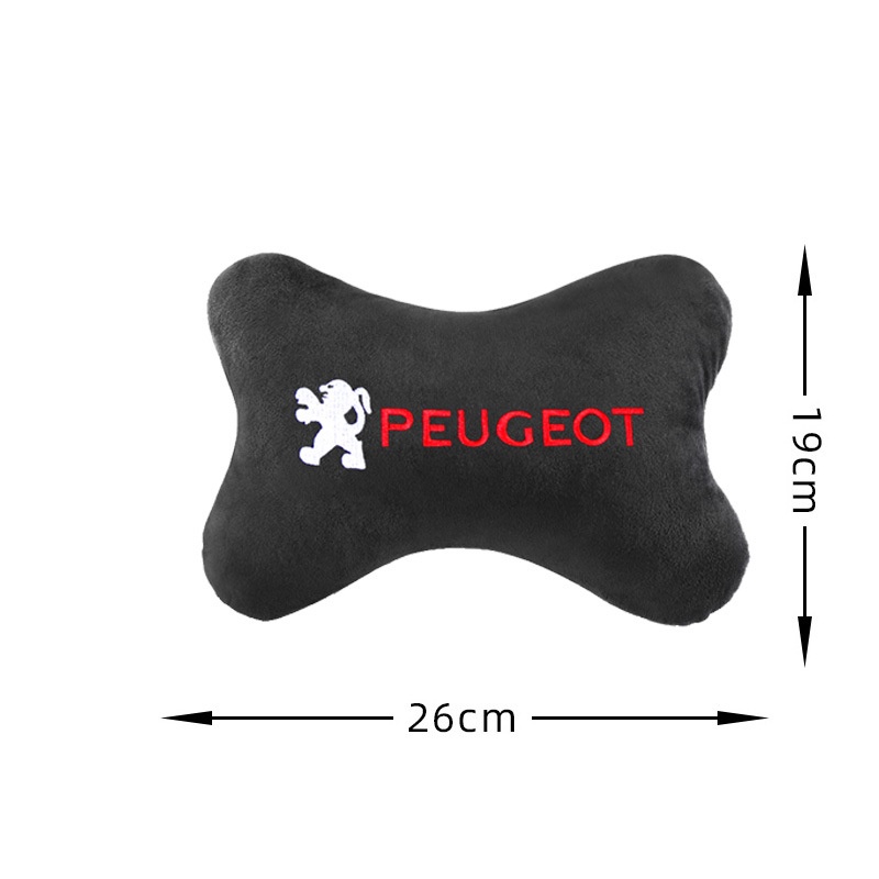 Peugeot Bantal Sandaran Kepala Jok Mobil Warna Hitam Untuk Peugeot 2008 207 208 406 408 3008