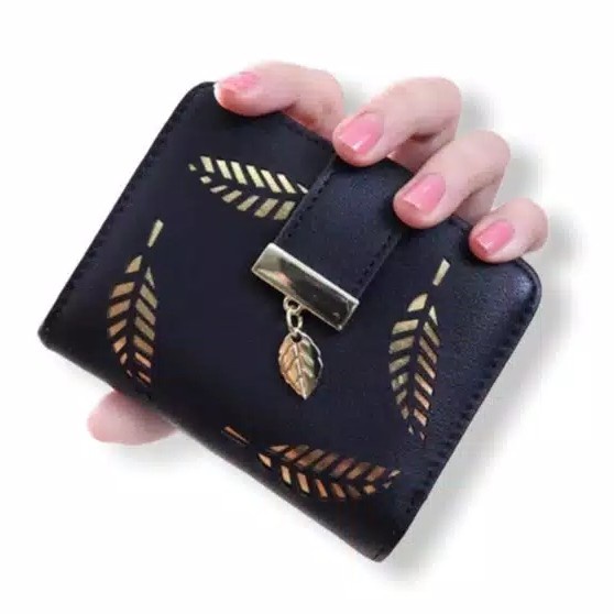 Charyatink - TERMURAH!! (COD) DOMPET LIPAT BERMOTIF BUNGA MINI FASHION WANITA