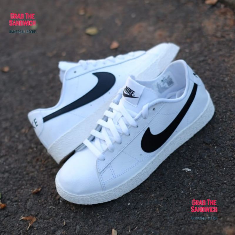 NIKE BLAZER LOW WHITE - BLACK ORIGINAL