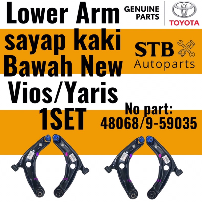 Lower Arm Sayap kaki Bawah New Vios/Yaris-OEM