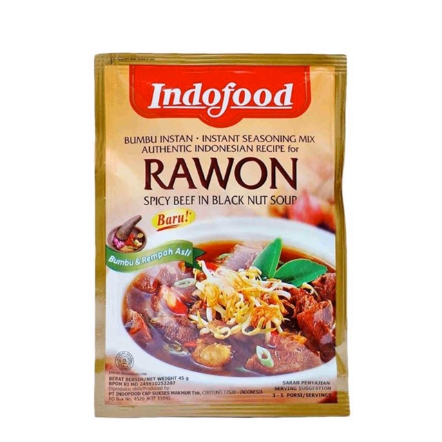 

INDOFOOD RAWON SACHET BUMBU INSTAN