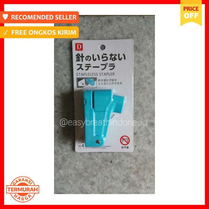 

Daiso Stapleless Stapler / Stapler Tanpa Isi Besi - Pengikat & Perekat - Staples