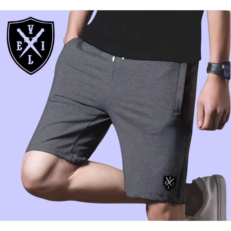 CELANA PENDEK PRIA Distro Kolor Polos Short Pants Dewasa Remaja All Size No 28-34 Termurah Baham BabyTerry