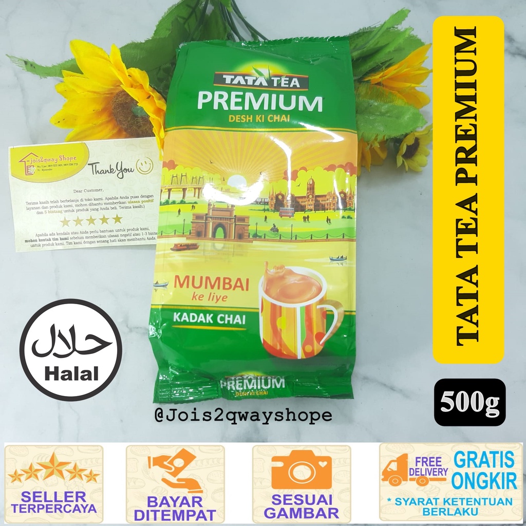 

Teh India Tata Tea Premium 500gr / Teh Bubuk - MUMBAI ( Kadak Chai )