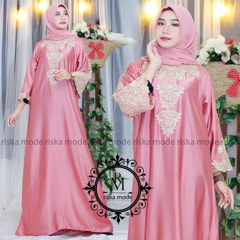 FASHION MUSLIM/GAMIS KAFTAN NURLELA/GAMIS LEBARAN/SERAGAMAN LEBARAN