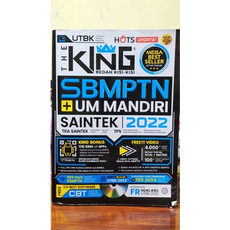 (PRELOVED) THE KING SBMPTN+MANDIRI SAINTEK 2022+CD ORI