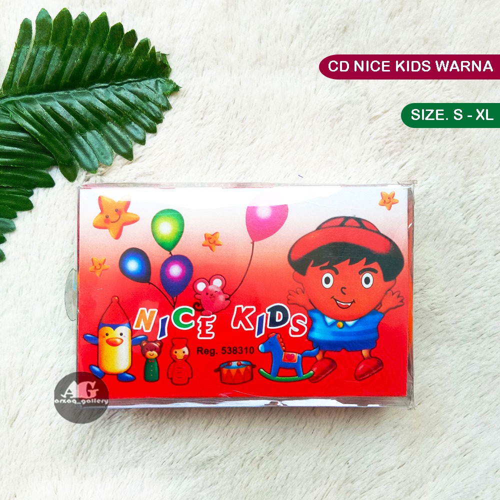 [ isi 3 pc] CD Celana dalam anak NICE KIDS MIKA | Celana anak laki laki warna