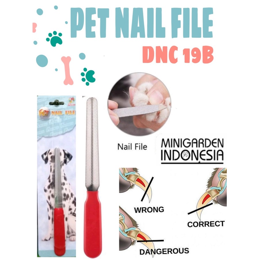 PET NAIL FILE DNC19B kikir kuku anjing kucing manual kikis kuku