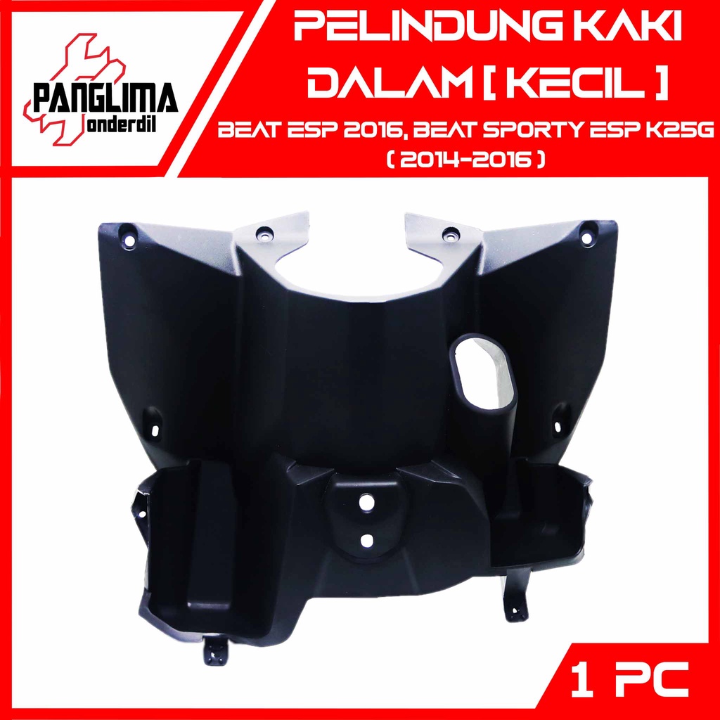 Pelindung Kaki Dalam Beat New FI Esp 2016-2019-Sporty 2014-2020-Street 2016-2019 Cover Inner Upper-Atas Legshield Dek Kunci Kontak Kecil Merk WIN