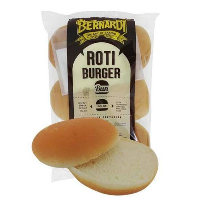 Bernardi Roti Burger Polos Besar Isi 6 Pcs Shopee Indonesia
