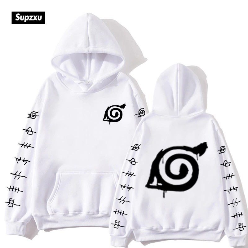 Hoodie Konoha Anti Village Naruto