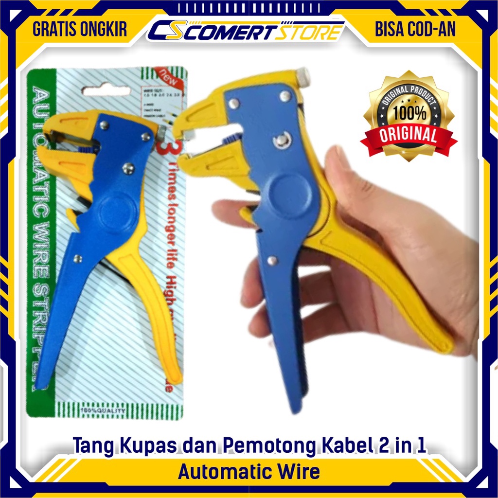 Tang Kupas dan Pemotong Kabel 2 in 1 Automatic Wire | Tang Potong TREMURAH