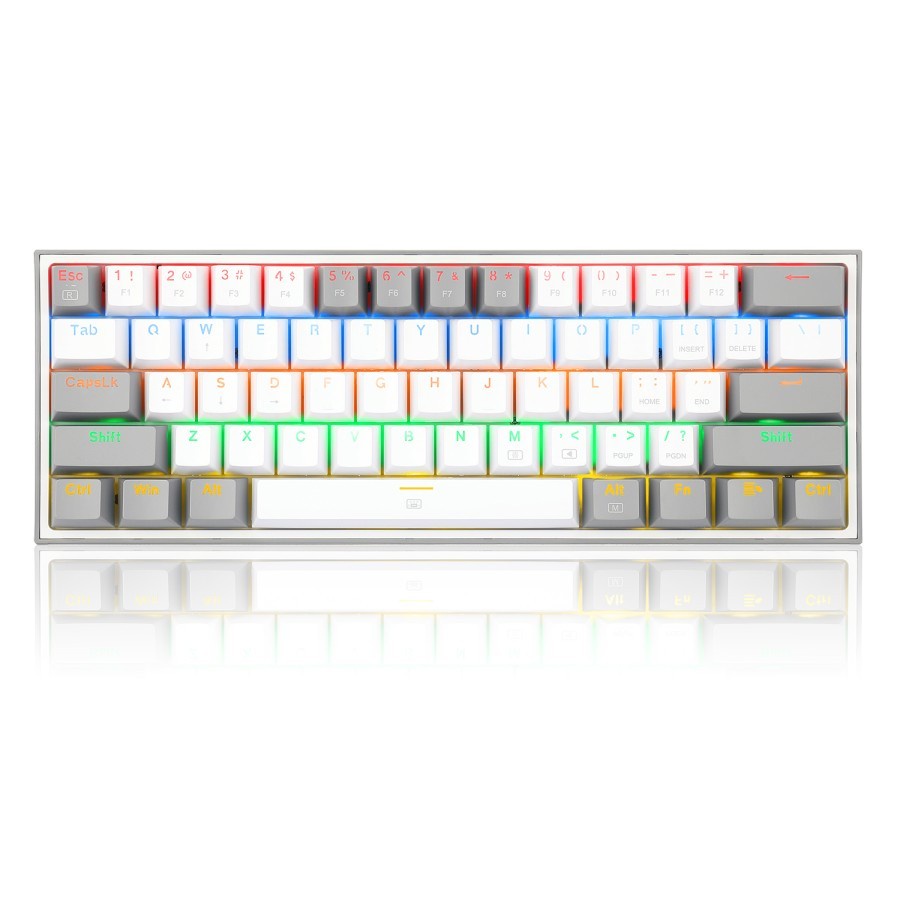 Redragon Mechanical Gaming Keyboard 60% RAINBOW FIZZ-K617-R