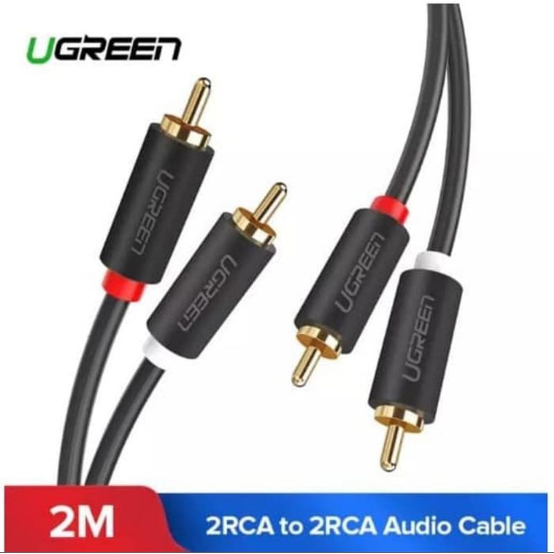 Ugreen Kabel Audio 2 RCA Male to 2 RCA Male HIFI High Quality Original