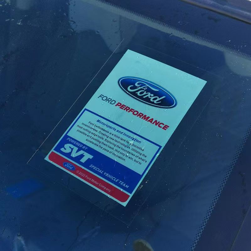 Stiker Kaca Depan Elektrostatis Untuk FORD