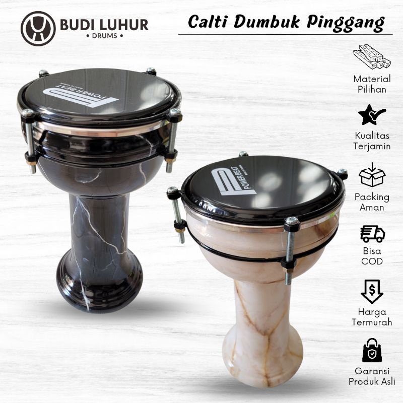 Calti Dumbuk Pinggang Darbuka Anak Kecil Mika 6 inch Suara Standar Bergaransi