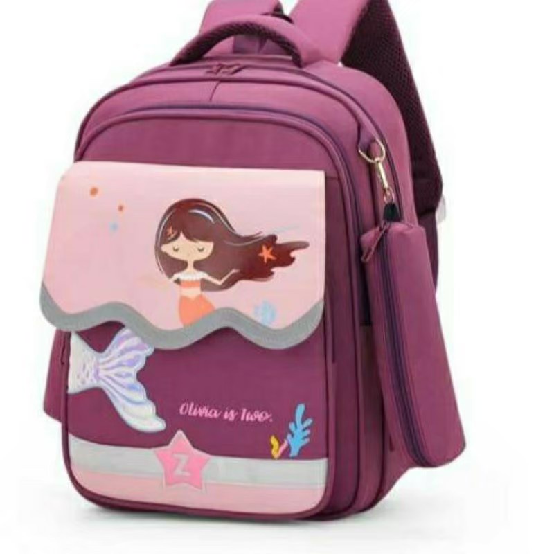 PROMO!! Tas Anak Sekolah Anak Laki Laki dan Peremouan Terbaru2021 / Tas Ransel Anak Karakter / Tas Sekolah Anak MODEL SHARK dan MERMAID Bisa COD/ Tas Anak Sekolah Hiu dan Duyung / Ransel Set 2 in 1 plus Kotak Pensil /Best seller dan Terlaris