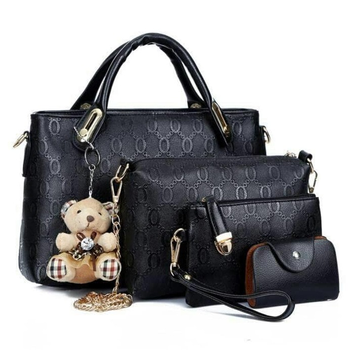 Tas Wanita Import Tas Pesta Branded Tas Set 4, prada look