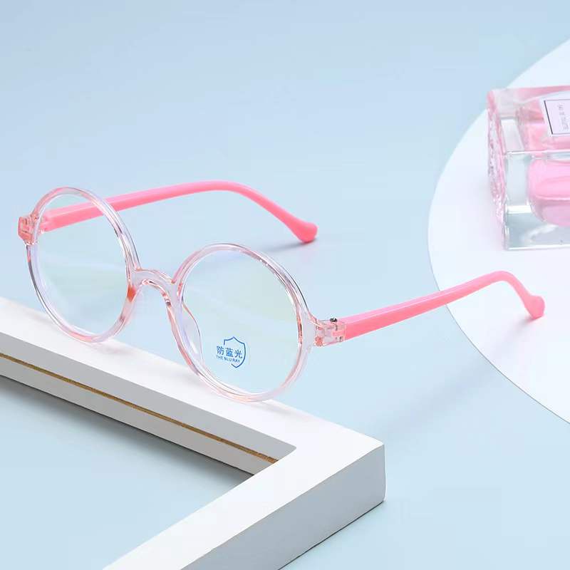 [COD] Kacamata Anti Radiasi Anak Bulat Fashion Wanita Murah - Eyeglasses Frame Plastic Import