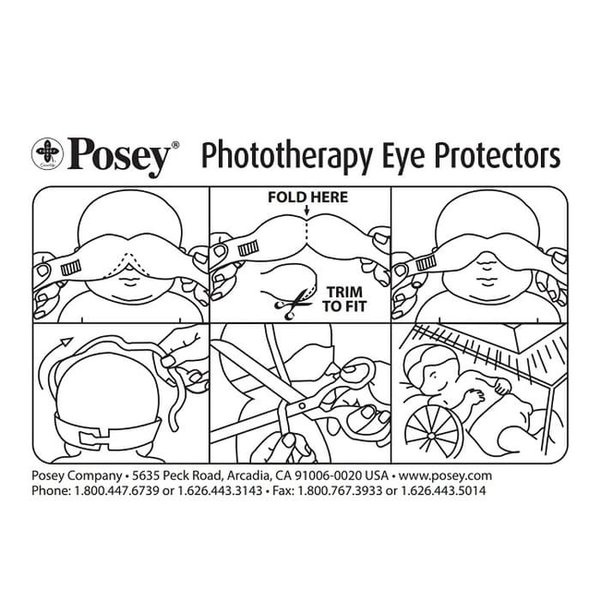 Posey Phototherspy Eye( Penutup berjemur bayi)