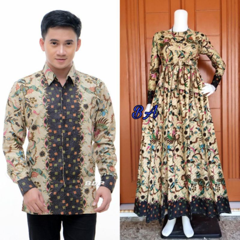 Toko Grosir Batik Couple Set Maura Sania Ruffle Ori Ndoro Jowi Dnt M L Xl Xxl Jumbo Termurah 3kpYRJia88n76g
