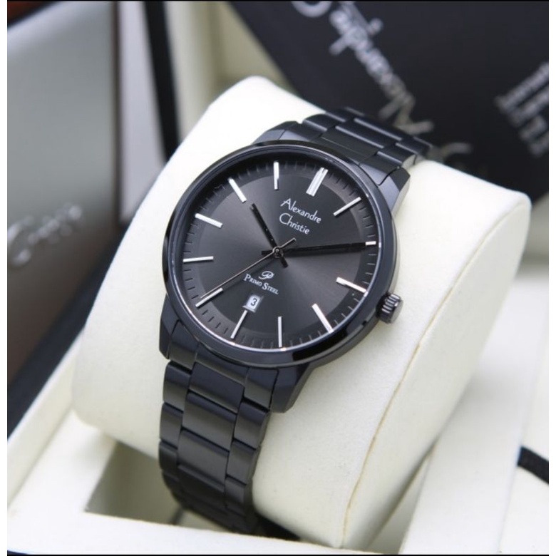 jam tangan pria original ALEXANDRE CHRISTIE AC1030MD STENLESS STEEL