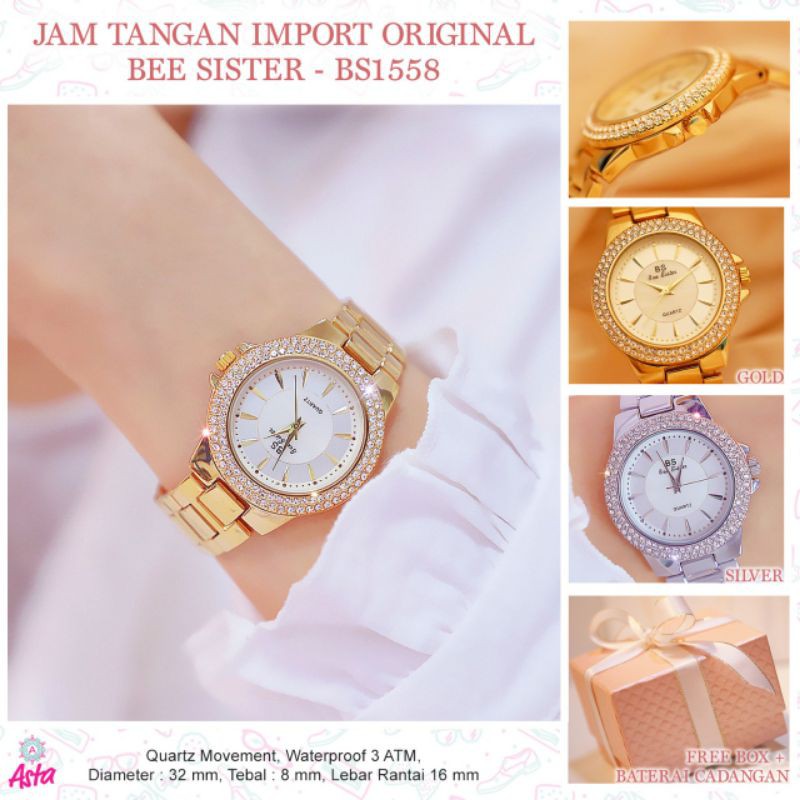 jam tangan import ori bee sister
