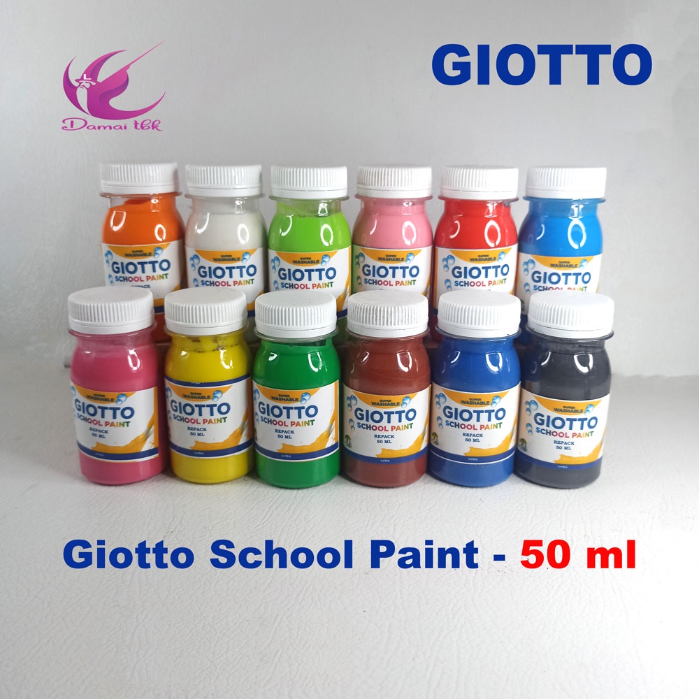 

Cat Lukis Anak Giotto School Paint Washable 50ml