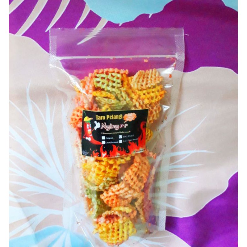 

Cemilan Taro Pelangi