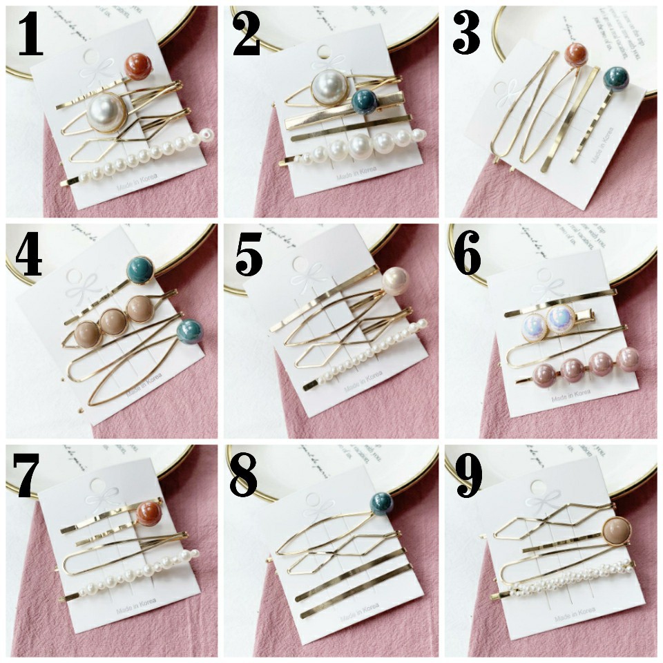 Df Bobby Pin P002 Hairclip Hairpin Jepit Rambut Wanita Mutiara