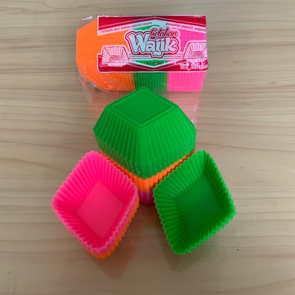 Cetakan Kue Agar Ager Loyang Mini Cup Jelly Coklat Puding Cake Mold Wajik Isi 12pcs