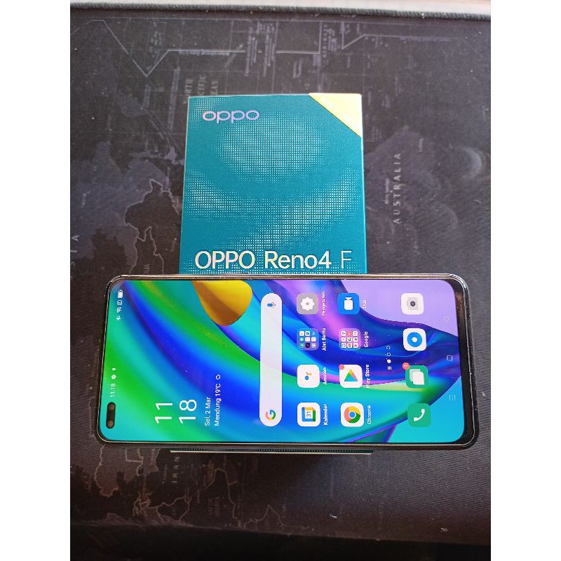 Oppo Reno4 F 2nd Second/Bekas
