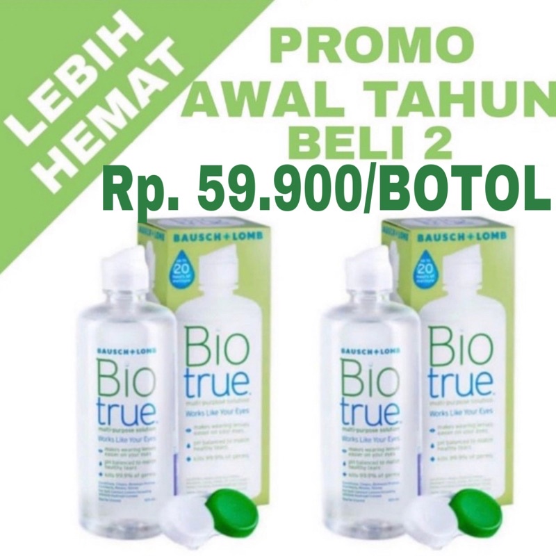 BIO TRUE 300ML CAIRAN PEMBERSIH SOFTLENS BAUSH AND LOMB 300ML