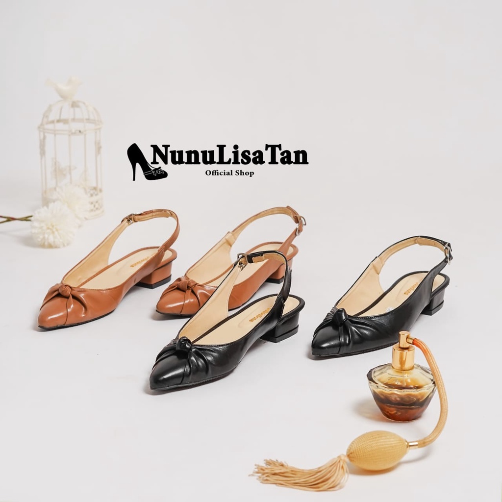 NunuLisaTan - High Heels Wanita Korea 3cm Murah