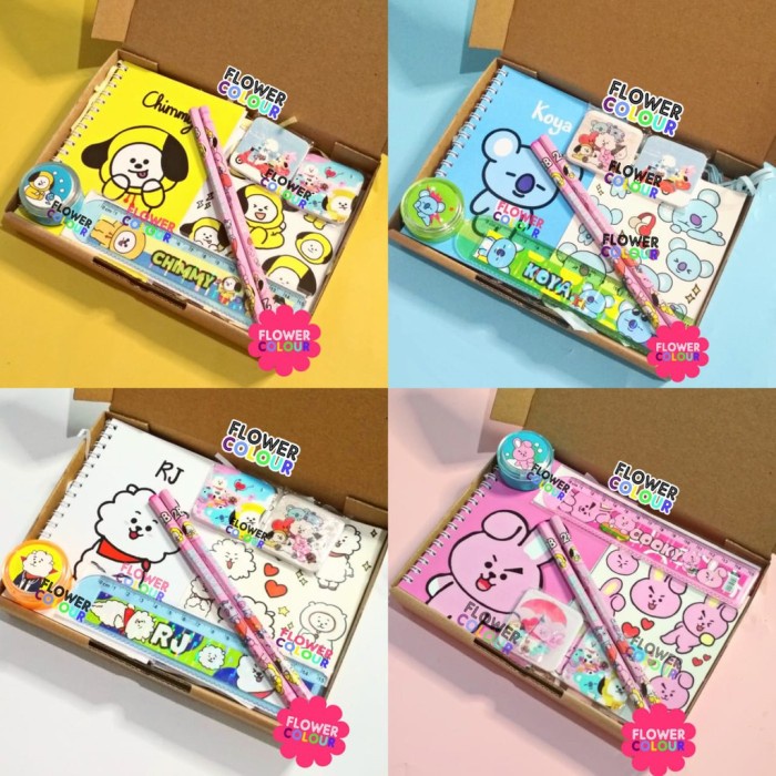 

Dijual Paket Lengkap Alat Tulis Bt21 Terbatas