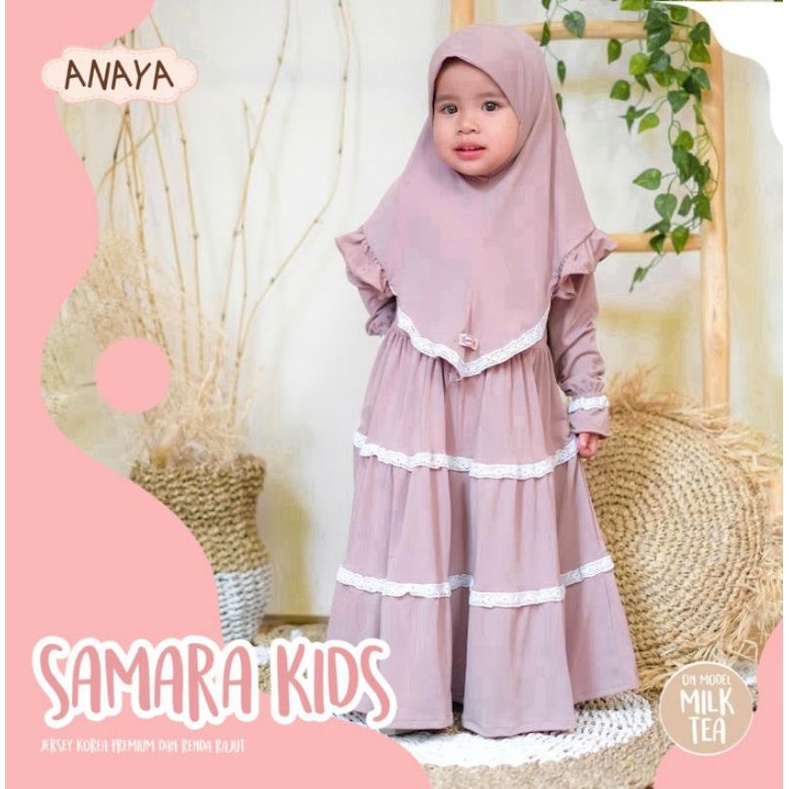 Gamis Bayi & Anak Anaya - Gamis Anak Elegan - Gamis Anak Renda - Gamis Syari Anak - Gamis Samara