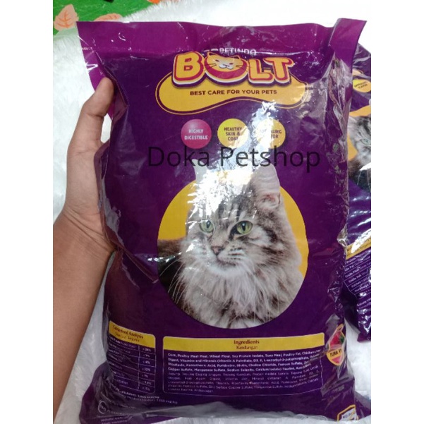 Makanan Kucing Bolt 1 Kg